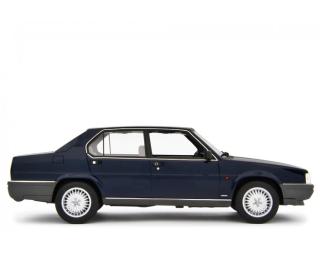 ALFA ROMEO ALFA 90 2.5 INIEZIONE QUADRIFOGLIO ORO 1985 - Blu Olandese Laudoracing 1:18 Resinemodell (Türen, Motorhaube... nicht zu öffnen!)